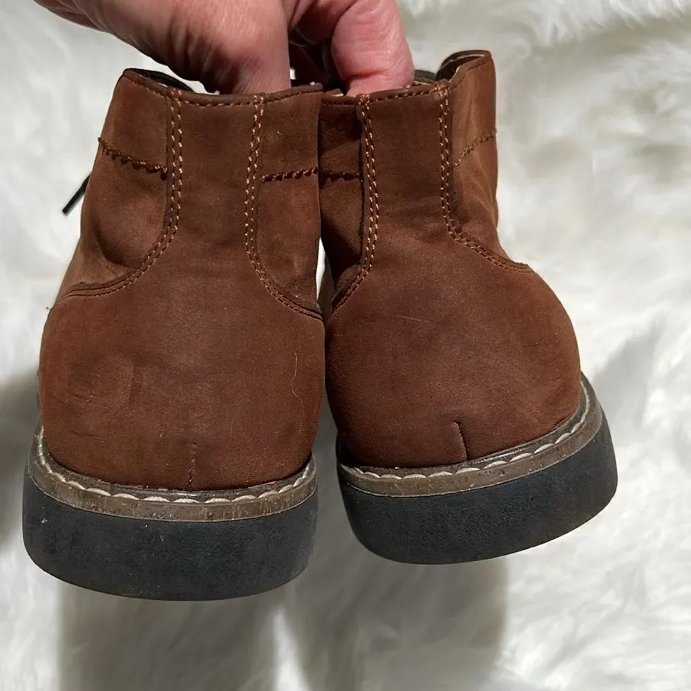Kenneth Cole Men's Passage Cognac Chukka Boots Size 10.5.‎  B81